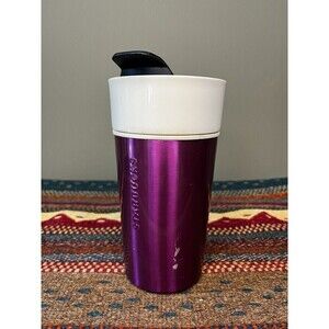 Starbucks Hybrid Pink Berry Ceramic Strainless Steel Tumbler Travel Mug 12oz